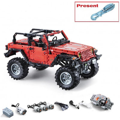 CaDA DETECH Adventure 4WD RC stavebnice, LED, ot. dveře, 1941 dílů