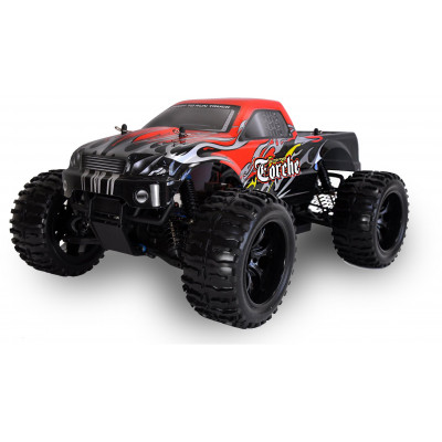 TORCHE MonsterTruck 4WD, 1:10, plně proporcionální, olejové hliníkové tlumiče, RTR