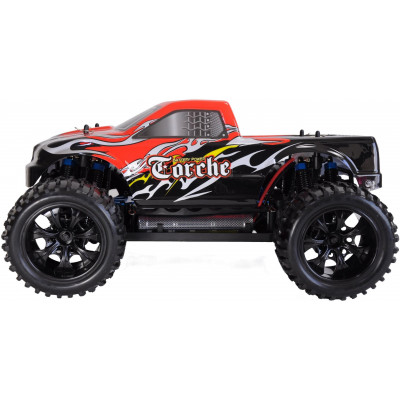 TORCHE MonsterTruck 4WD, 1:10, plně proporcionální, olejové hliníkové tlumiče, RTR