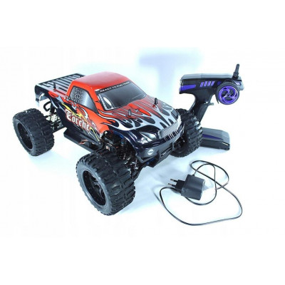 TORCHE MonsterTruck 4WD, 1:10, plně proporcionální, olejové hliníkové tlumiče, RTR