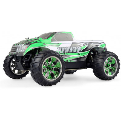 TERMINATOR PRO Brushless 4WD 1:10, 65+ km/h, proporcionální, olejové ALU tlumiče a šasí