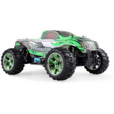 TERMINATOR PRO Brushless 4WD 1:10, 65+ km/h, proporcionální, olejové ALU tlumiče a šasí