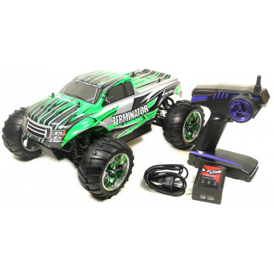 TERMINATOR PRO Brushless 4WD 1:10, 65+ km/h, proporcionální, olejové ALU tlumiče a šasí