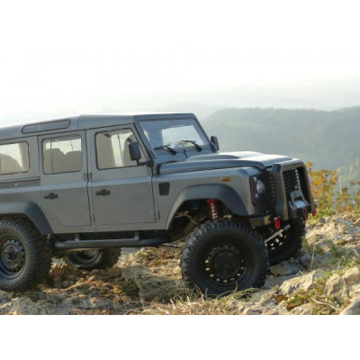 Land Rover Defender D110 Wagon 1:8, licencováno, proporcionální, uhl. vlákna, LED, RTR