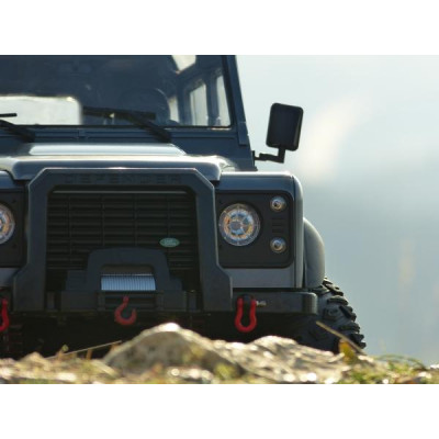 Land Rover Defender D110 Wagon 1:8, licencováno, proporcionální, uhl. vlákna, LED, RTR