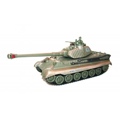 Bojující tank King Tiger 106, 2,4GHz s infra dělem, bojující 1:28