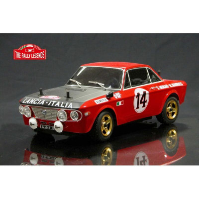 TRL Lancia Fulvia HF 1972 4WD 1:10, licencováno, proporcionální, lak. karoserie, RTR sada