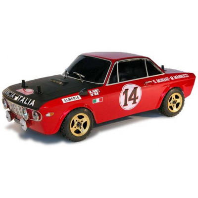 TRL Lancia Fulvia HF 1972 4WD 1:10, licencováno, proporcionální, lak. karoserie, RTR sada