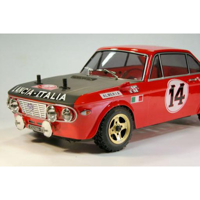 TRL Lancia Fulvia HF 1972 4WD 1:10, licencováno, proporcionální, lak. karoserie, RTR sada