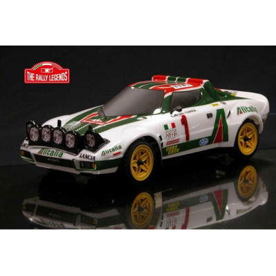 Lancia Stratos 1977 4WD 1:10, licencováno, proporcionální, lak. karoserie, RTR sada