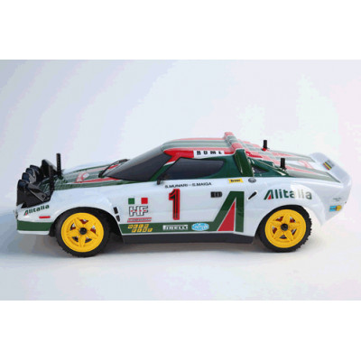 Lancia Stratos 1977 4WD 1:10, licencováno, proporcionální, lak. karoserie, RTR sada