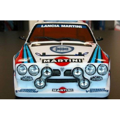 Lancia Delta S4 gr.B 4WD 1:10, licencováno, proporcionální, lak. karoserie, RTR sada