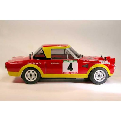 Fiat 124 Abarth Rally 4WD 1:10, licencováno, proporcionální, lak. karoserie, RTR sada