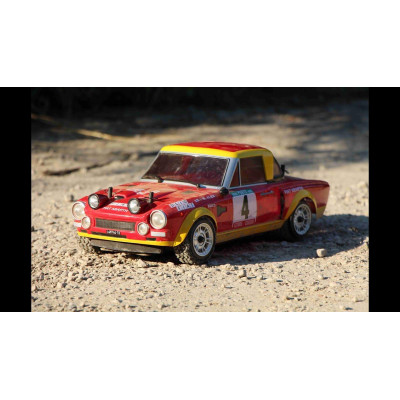 Fiat 124 Abarth Rally 4WD 1:10, licencováno, proporcionální, lak. karoserie, RTR sada