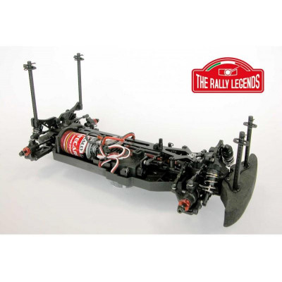 Fiat 124 Abarth Rally 4WD 1:10, licencováno, proporcionální, lak. karoserie, RTR sada