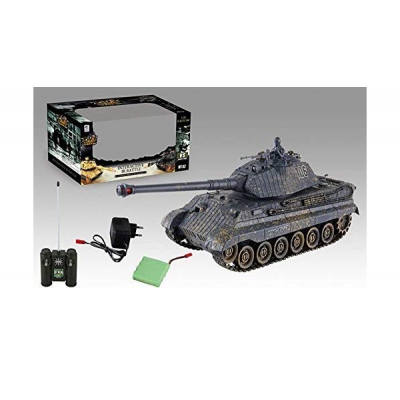 Bojující tank King Tiger 106 DIRTY, 2,4GHz s infra dělem, bojující 1:28