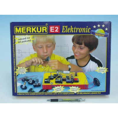 Stavebnica MERKUR E2 elektronic v krabici
