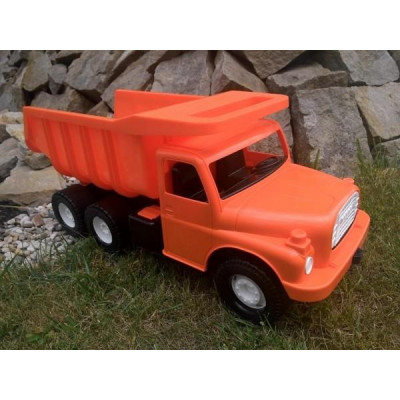 Auto Tatra 148 plast 73cm v krabici - oranžová