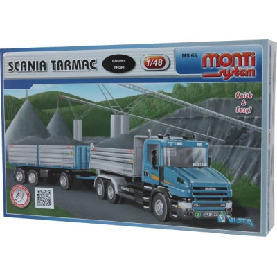 Stavebnica Monti 65 Scania Tarmac 1:48 v krabici 32x20,5x7,5cm