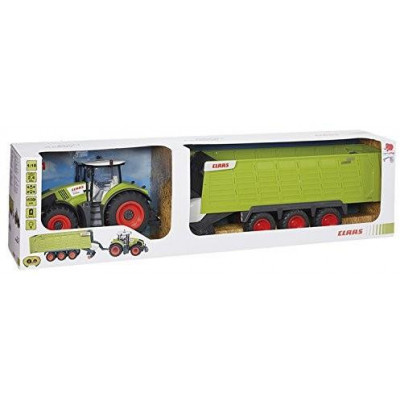 CLAAS AXION 870 + přívěs Cargos 9600