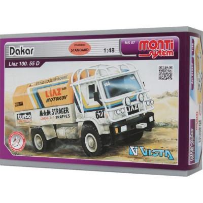 Stavebnica Monti 7 Rely Dakar Liaz 1:48 v krabici 22x15x6cm