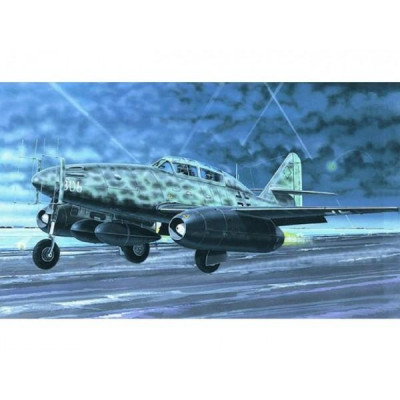 Model Messerschmitt Me 262 B-1a / U1 14,7 x 17,4cm v krabici 25x14,5x4,5cm