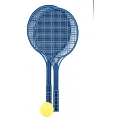 Soft tenis plast farebný + lopta 53cm v sieťke