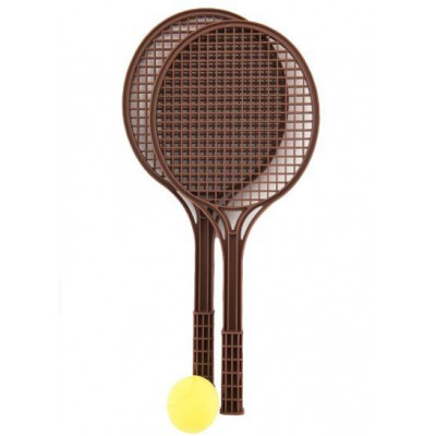 Soft tenis plast farebný + lopta 53cm v sieťke