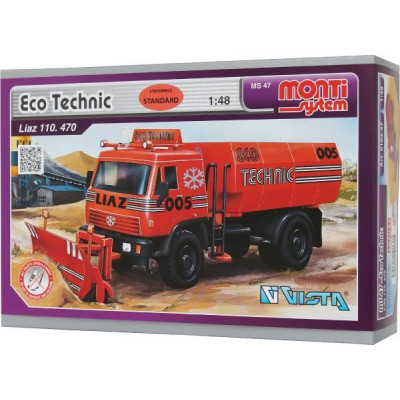 Stavebnica Monti 47 Eco Technic Liaz 1:48 v krabici 22x15x6cm