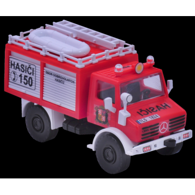 Stavebnica Monti 16 Fire Brigade Mercedes Unimog 1:48 v krabici 22x15x6cm