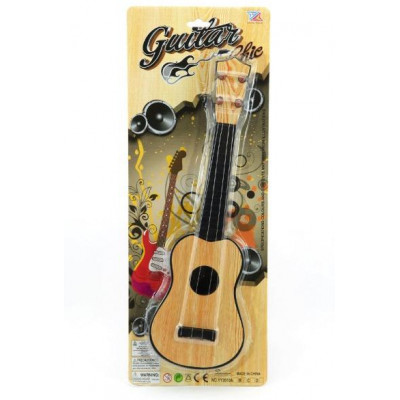 Gitara plast 40cm asst 2 farby na karte