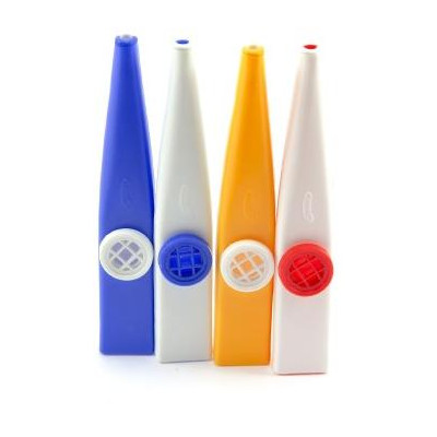 Kazoo plast 12cm asst 4 farby na karte