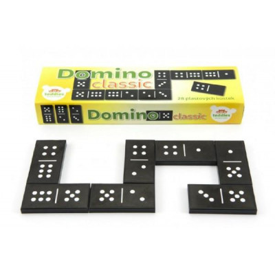 Domino Classic 28ks spoločenská hra plast v krabičke 21x6x3cm