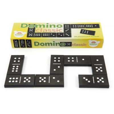 Domino Classic 28ks spoločenská hra plast v krabičke 21x6x3cm