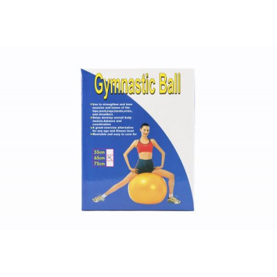 Gymnastická lopta 65cm rehabilitačné relaxačné v krabici 16x22cm