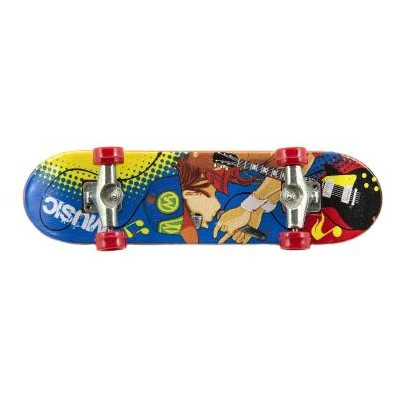 Skateboard prstový s rampou plast 10cm asst mix farieb na karte