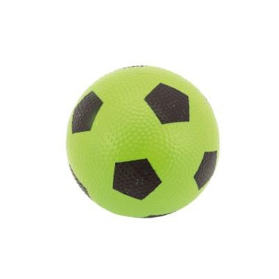 Loptička futbal guma 12cm 6 farieb v sieťke