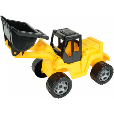 Nakladač žltočierny Giga Trucks plast 62cm v krabici 70x35x29cm