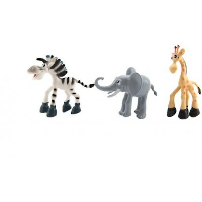 Zvieratká safari ZOO plast 9-10cm 6ks v sáčku