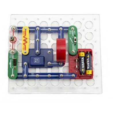 Tajomstvo elektroniky 500 experimentov na batérie v krabici 42x28,5x4cm od 6 rokov