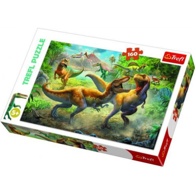 Puzzle Dinosaury / Tyranosaurus 41x27,5cm 160 dielikov v krabici 29x19x4cm