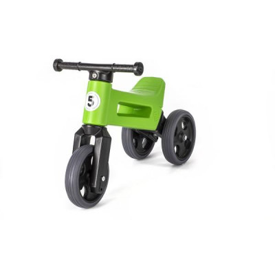 Odrážadlo FUNNY WHEELS Rider Šport zelené 2v1, výška sedla 28 / 30cm nosnosť 25kg 18m + v sáčku