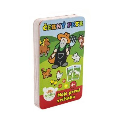 Čierny Peter Moje prvé zvieratká spoločenská hra - karty v papierovej škatuľke MPZ