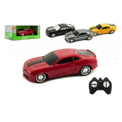 Auto RC s diaľkovým ovládaním plast 15cm na batérie asst 4 farby v krabici 24x10x12,5 cm