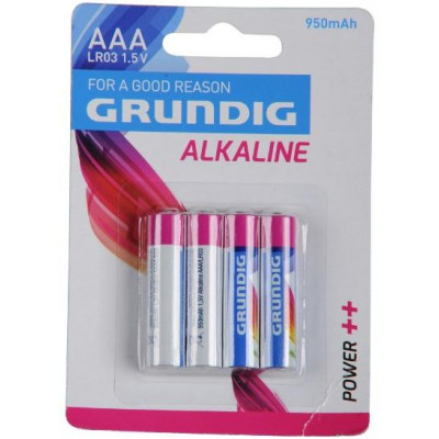 Batérie Grundig LR03 / AAA 1,5 V alkaline 4ks na karte