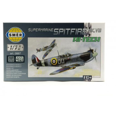 Model Supermarine Spitfire Mk.Vb HI TECH 1:72 12,8x13,6cm v krabici 25x14,5x4,5cm
