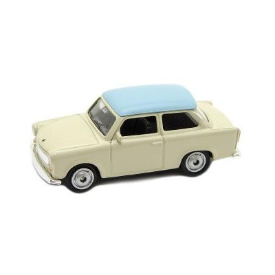 Auto Welly Trabant 1:60 kov 7cm asst mix farieb voľný chod v krabičke 36ks v boxe