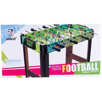 Kopaná / Futbal spoločenská hra 71x36cm drevo kovová tiahla s počítadlom v krabici 67x7x36cm