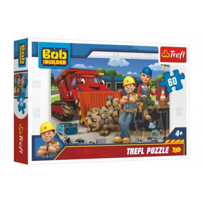 Puzzle Bob a Wendy / Bob the Builder 33x22cm 60 dielikov v krabici 21x14x4cm