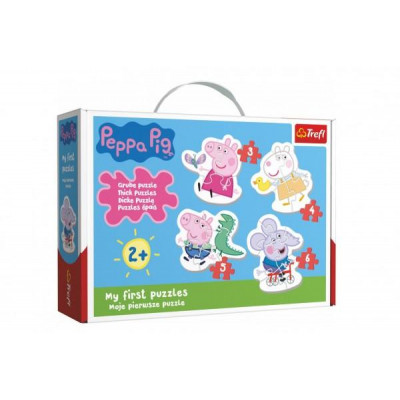 Puzzle pre najmenších Prasiatko Peppa / Peppa Pig 18 dielikov v krabici 27x19x6cm 2+